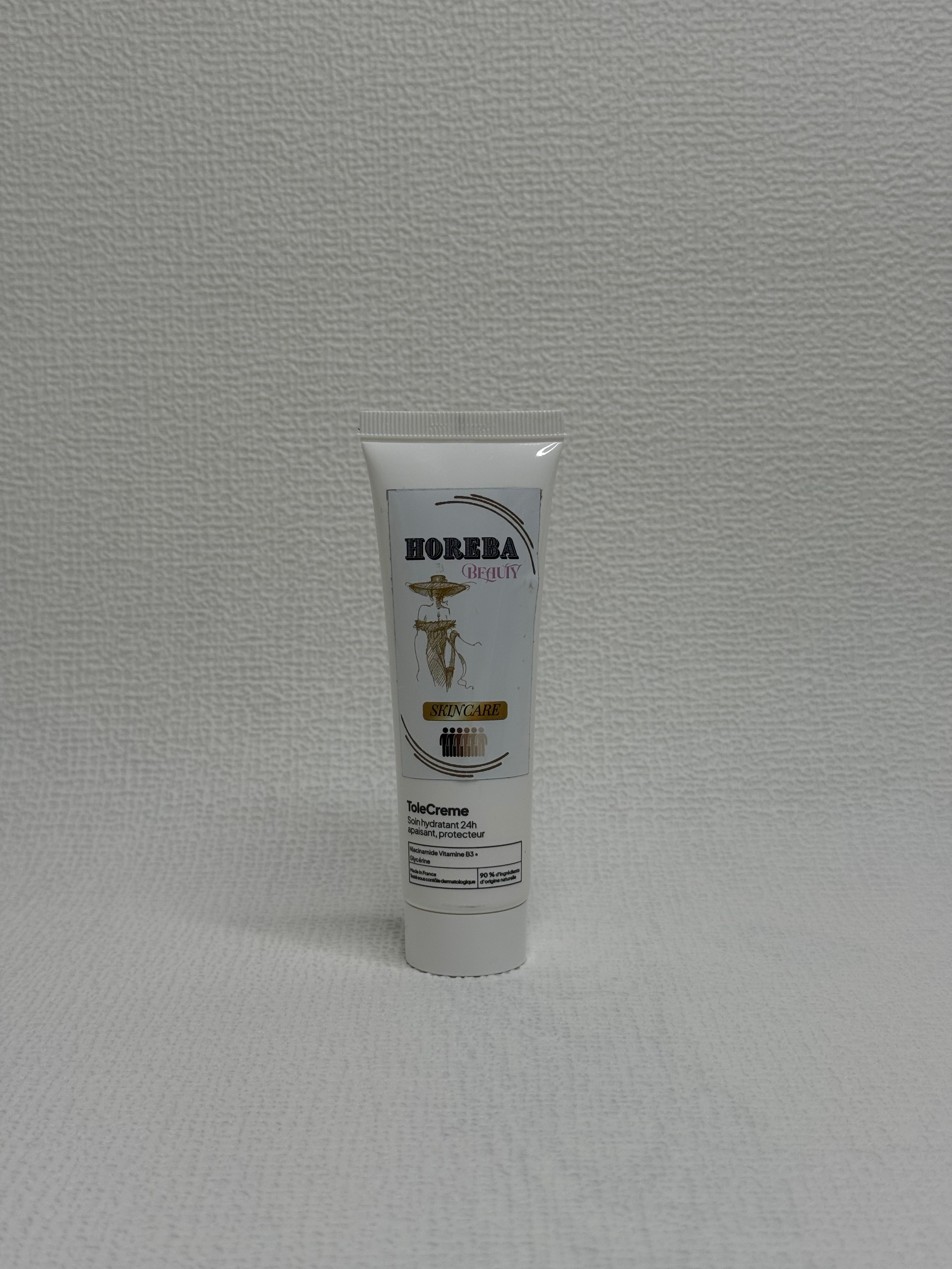 Horeba - tolecrème 50 ml- crème apaisant et unifiante à la Niacinamide peaux sensibles