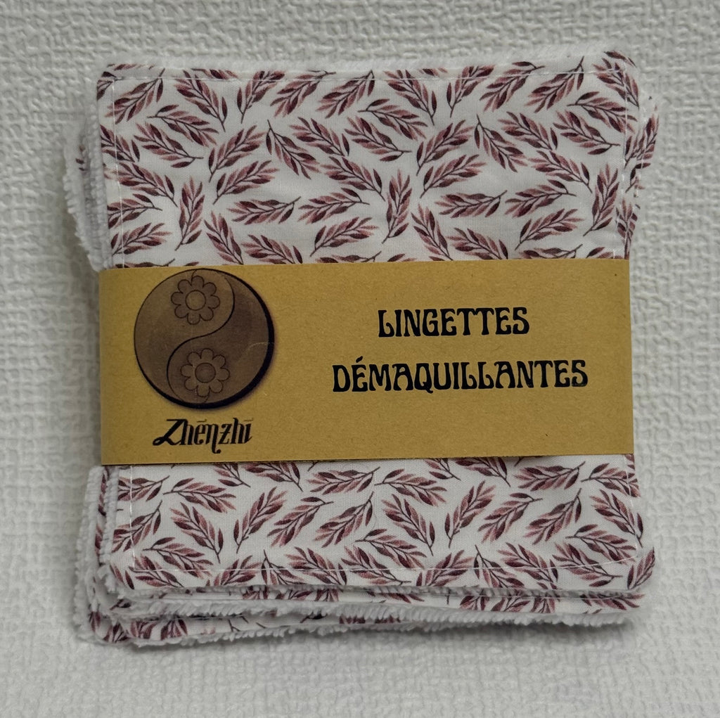 Lingettes démaquillantes en coton de bambou