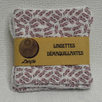 Lingettes démaquillantes en coton de bambou