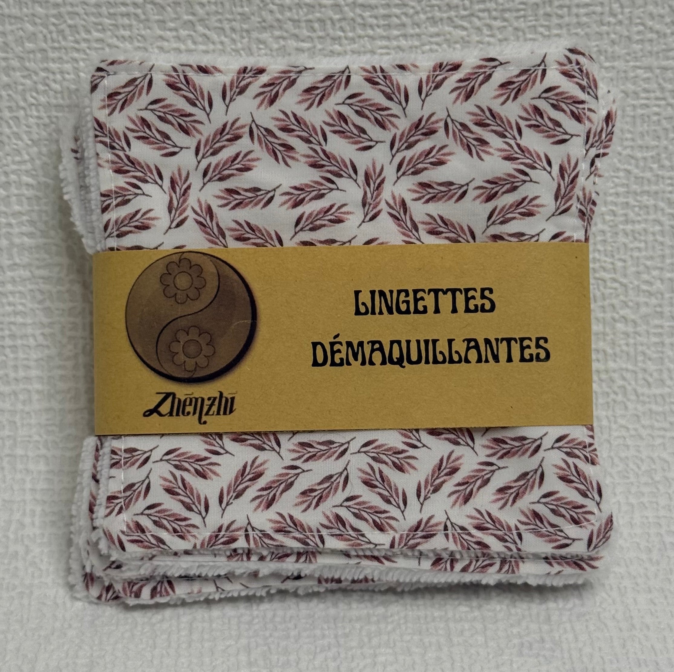 Lingettes démaquillantes en coton de bambou
