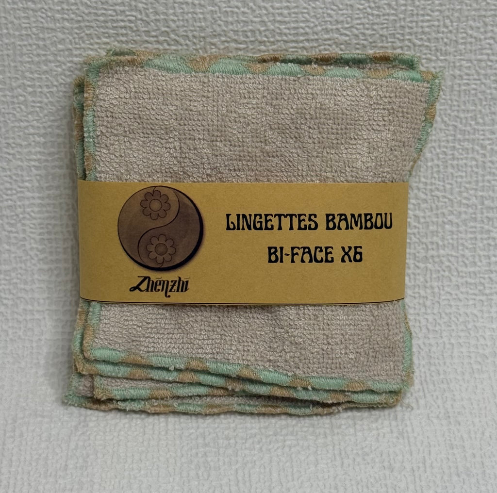 Lingettes démaquillantes en coton de bambou