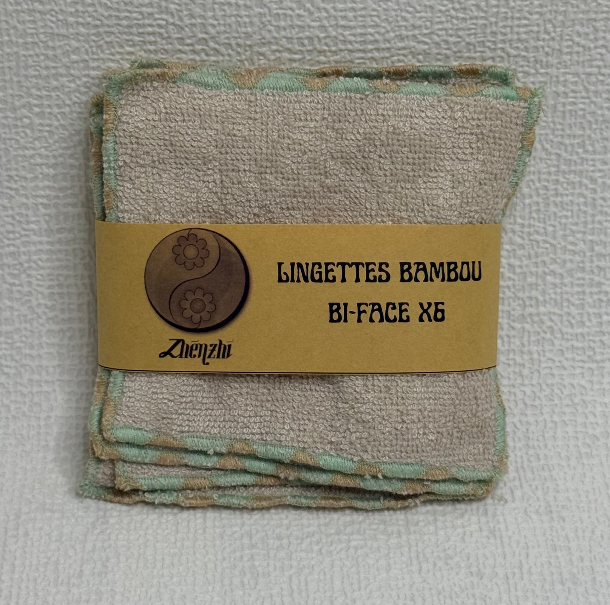 Lingettes démaquillantes en coton de bambou