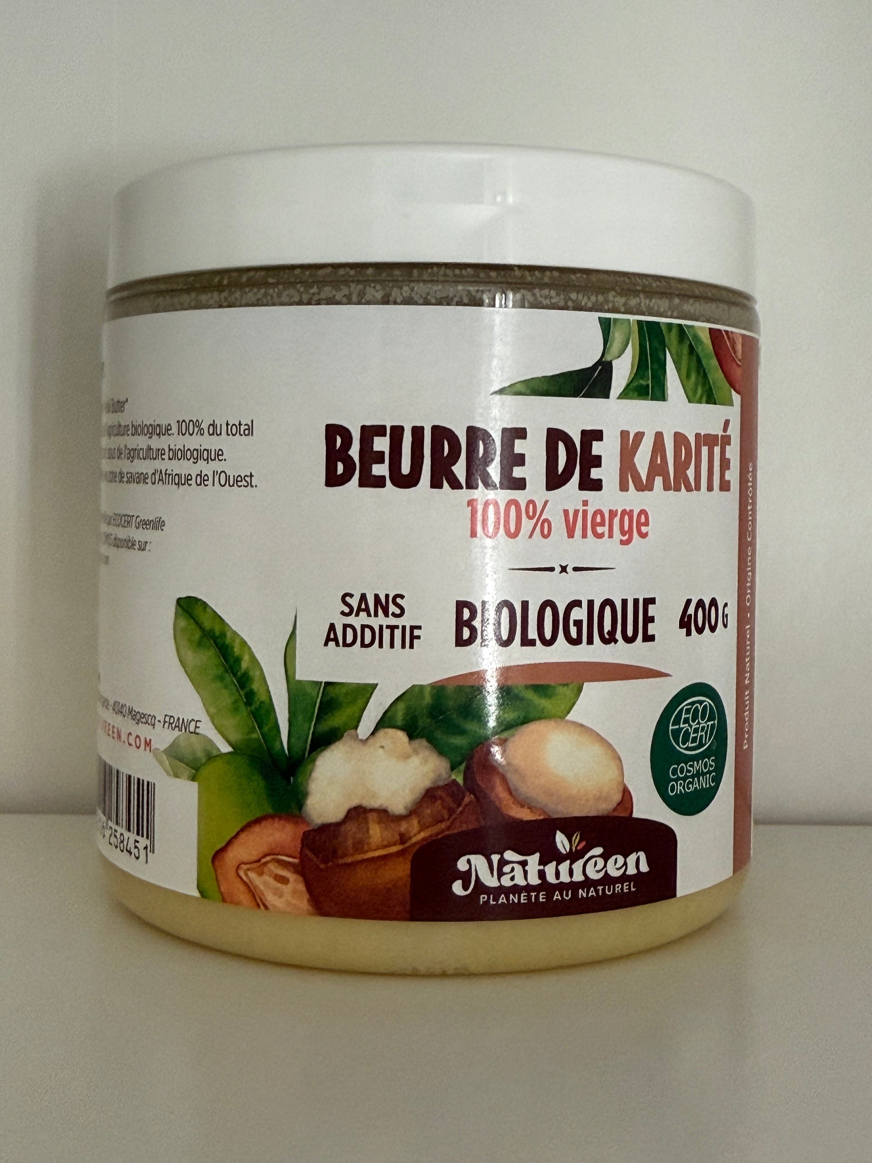 Beurre de karité 100% vierge biologique 400g