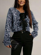 Top à sequins TU 34/44 made in Italie